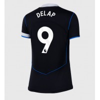 Camisa de Futebol Chelsea Liam Delap #9 Equipamento Alternativo Mulheres 2025-26 Manga Curta